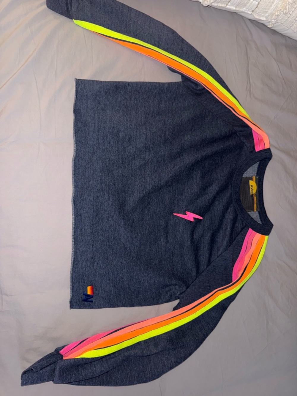 Aviator nation cropped sweatshirt